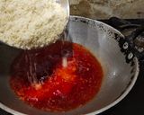 A picture of step 3 of Rava Kesri Halwa Kesri Bath.