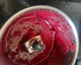 A picture of step 1 of Blueberry sondesh.