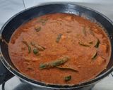 A picture of step 7 of Paneer cashew capsicum in curd based gravy.