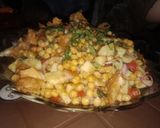 A picture of step 5 of Chana chat🍽😋.