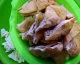 Foto langkah ke 2 dari resep Tahu Bakso Ayam.