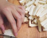 Hình bước làm 1 của món Giò thủ chay