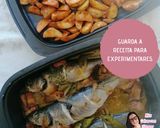 Foto do passo 6 de Robalo com batatas no forno