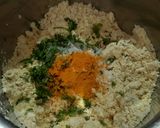 A picture of step 1 of Paneer pakoda.