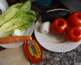Foto del paso 1 de la receta: Ensalada de verdinas con vinagreta de pimiento rojo y atún