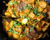 A picture of step 11 of Echorer Muri Ghonto (Green Jackfruit Cooked with Basmati Rice - Bong Style).