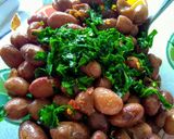 Foto del paso 5 de la receta: ALUBIAS🫘Rosadas Frías, (frijol cargamanto)🍷al Jerez...!