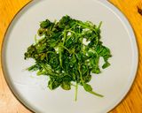 A picture of step 3 of Warm watercress and mussel salad.
