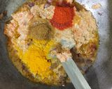 A picture of step 3 of Egg masala curry.