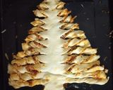 A picture of step 4 of Stuffed spinach and cheese Xmas bread.