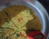 A picture of step 3 of Full of protein and vitamin gujrati beg handvo.