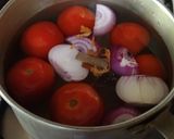 A picture of step 1 of Sanjh savera nest kofta curry.