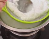 A picture of step 5 of Mozzarella cheese.