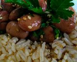 Foto del paso 7 de la receta: ALUBIAS🫘Rosadas Frías, (frijol cargamanto)🍷al Jerez...!