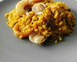 Foto del paso 14 de la receta Arroz con setas y marisco