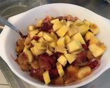 Une image de l'étape 4 de Compote aux deux pêches et ananas.