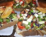 A picture of step 6 of Vegan Bruschetta.