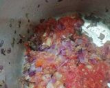 A picture of step 6 of Aloo Palak Puri with Chana Masala jhor.