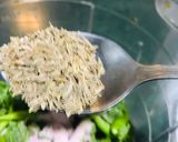 A picture of step 3 of Kairi ki hari chutney.