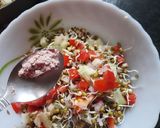 A picture of step 2 of Sprout Salad.