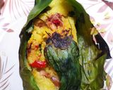 Foto langkah ke 8 dari resep Nasi Bakar Sambal Cumi.