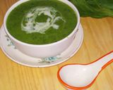 A picture of step 4 of Spinach Soup.