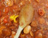 A picture of step 5 of My Smoked Sausage & Chorizo Tomato Pasta.