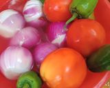 A picture of step 1 of Spicy Biskra-Style Boumfor.