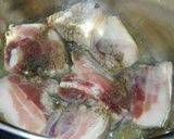 A picture of step 3 of Arroz con Chancho.