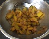 A picture of step 3 of Cream of Pumpkin Soup.