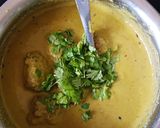 A picture of step 4 of Raw banana kofta in White gravy.