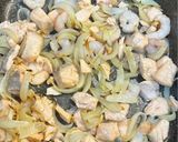 Foto del paso 6 de la receta: Pasta con salmón, gambitas y salsa de queso batido en Airfryer Cosori