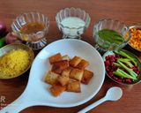 ब्रेड चाट (Bread chat recipe in Hindi) रेसिपी चरण 2 फोटो