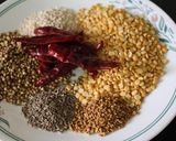 A picture of step 2 of Andhra Style Gutti Vankaya Pulusu Koora /Stuffed Brinjal Gravy Curry.
