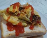 Foto langkah ke 4 dari resep Sandwich isi omelet.