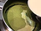 Soy milk green tea ice cream