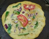 A picture of step 5 of Oats Moong Dal Chilla.