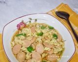 Foto langkah ke 4 dari resep 94. Sup Makaroni Sosis Paprika.