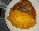 A picture of step 7 of Temburu with Catfish Stew.
