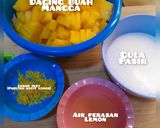 Foto langkah ke 3 dari resep No Bake Mango Cheesecake in Jar.