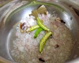 A picture of step 1 of Broken wheat veg biryani.
