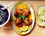 Hình bước làm 4 của món Cơm nhà có món cánh gà