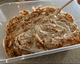 A picture of step 4 of Lotus biscoff ice cream🍨😋.