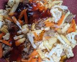 Gambar langkah 5 resipi Daging Masak Paprik.