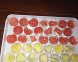 Foto langkah ke 5 dari resep Fruit jellyball🍡🍉 🥭 creamy milk🫗.