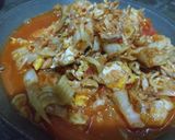 Foto langkah ke 4 dari resep Mie tek tek kuah pedas.