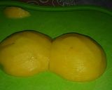 A picture of step 1 of Mango flower.