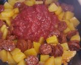 A picture of step 3 of Fluffy's Spanish Stew.
