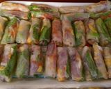 Hình bước làm 7 của món Bò Bía cho bữa trưa mát mẻ