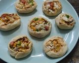 A picture of step 4 of One bite pinwheels.